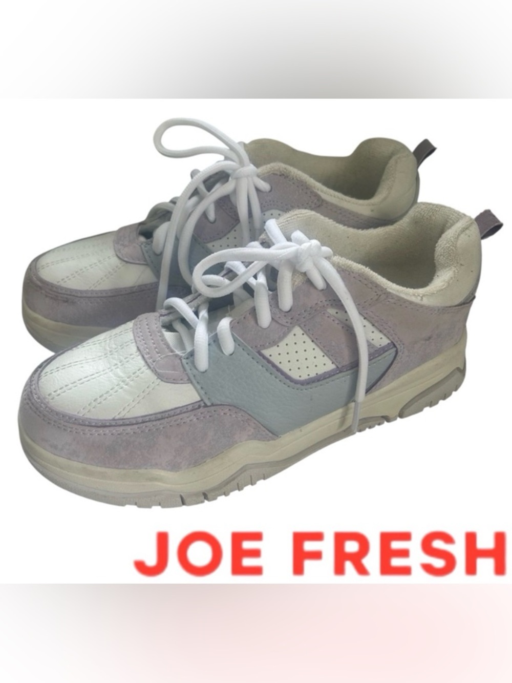 GIRL’S JOE FRESH SNEAKERS PURPLE WHITE
